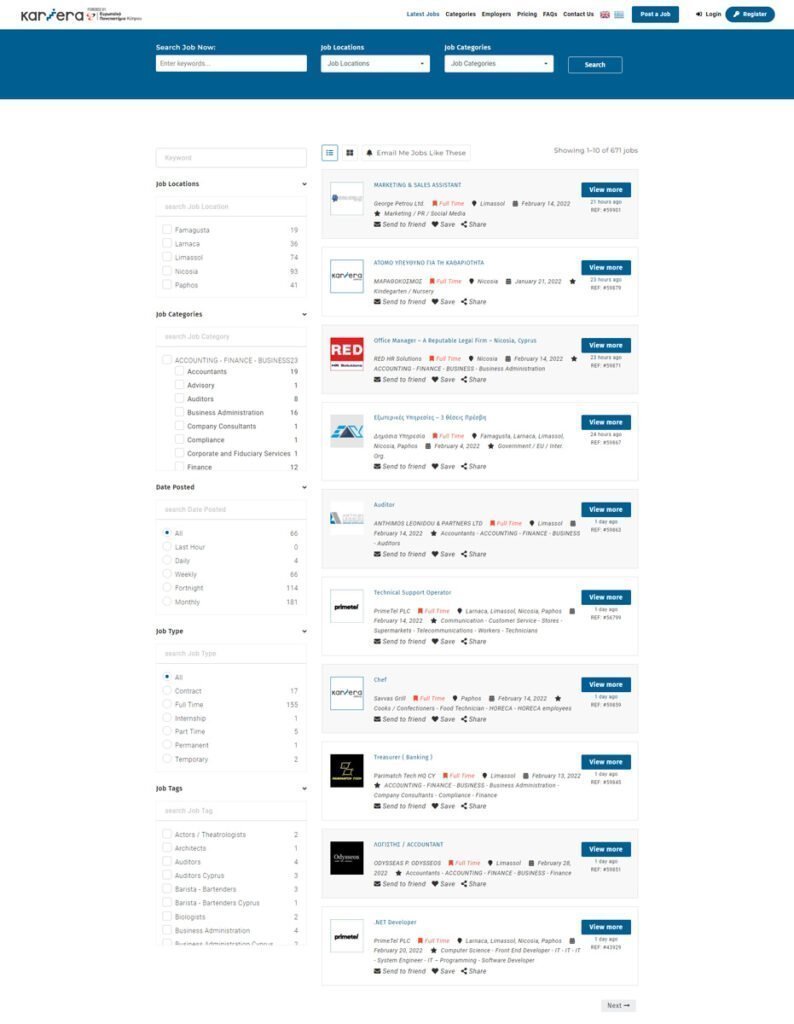 Kariera.com.cy - Search